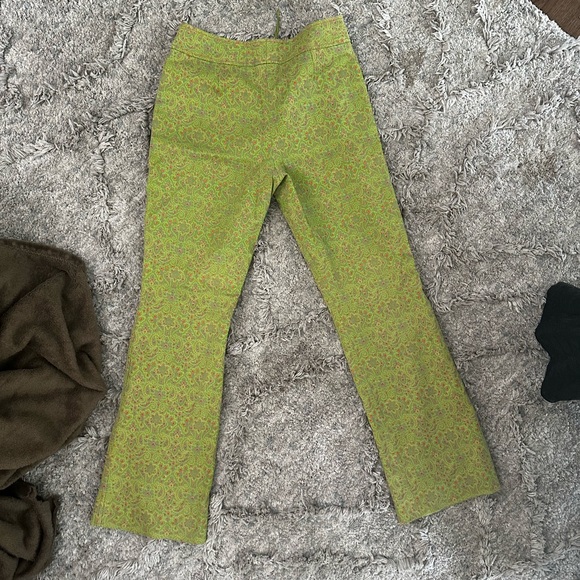 Oscar de la Renta Paisley flare pants - Picture 3 of 4